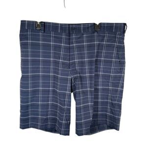 Nike Golf Dri-Fit Blue Plaid Shorts